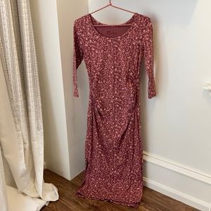 Pact organic maternity dress small